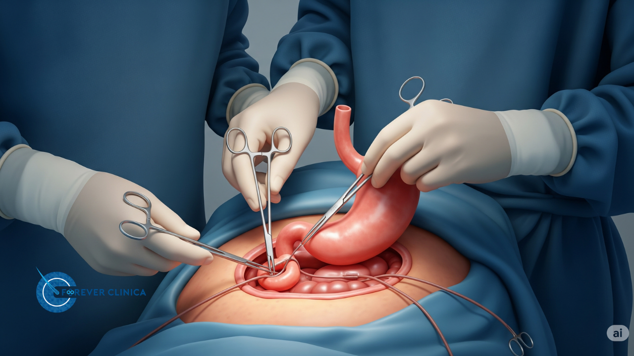 Cum se efectuează operația de bypass gastric?